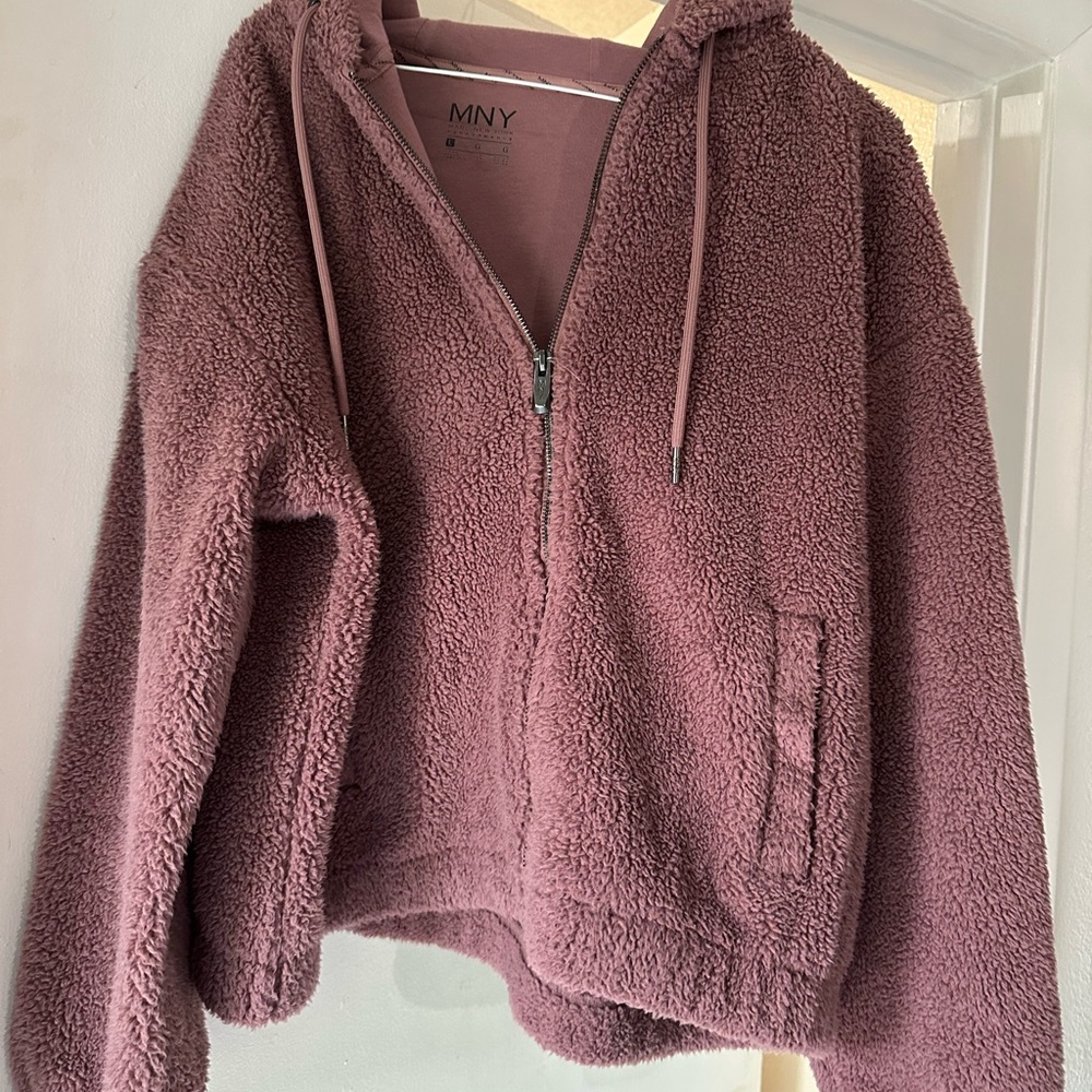 Marc New York Dusty Pink Sherpa Jacket